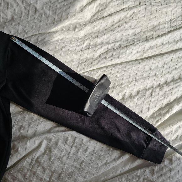 Uniqlo AIRism Cotton Crew Neck Long Sleeve - 2024 - Black - Sz XXS - Picture 11 of 12